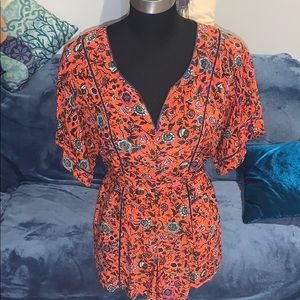 MAEVE 100%silk floral blouse